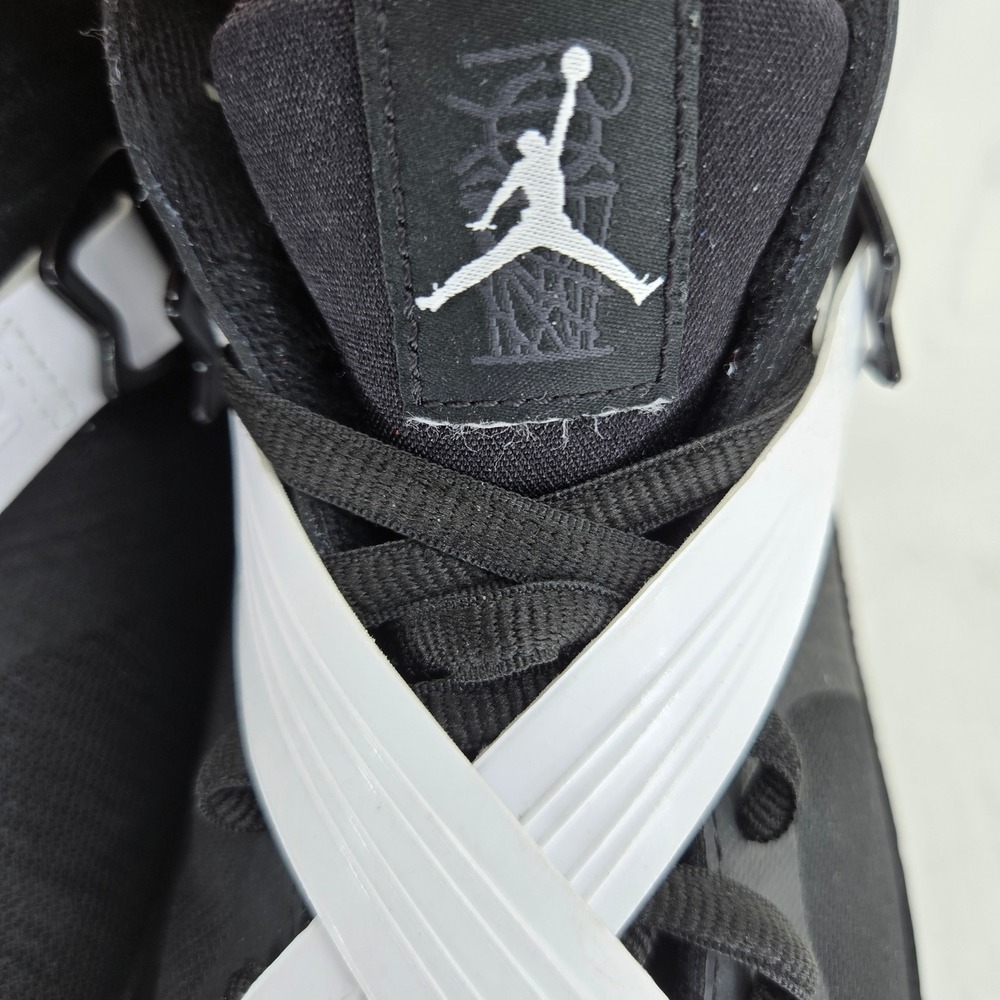 Jordan Air Jordan 8.0 Black Dark Charcoal White Mens 14 Sneakers 467807-001 - Picture 14 of 16